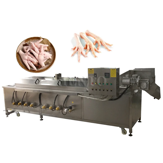 Otomatik poul pye blanching machin